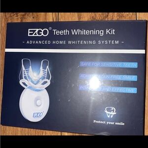 New EZGO Teeth Whitening Kit LED Light 5X LED Fast-Result Teeth Whitener SEALED